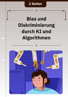 Bias und Diskriminierung durch KI und Algorithmen