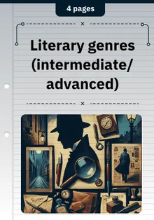 Literary genres (intermediate/advanced)