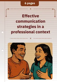 Effective communication strategies in a professional context