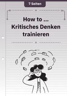 How to ... Kritisches Denken trainieren