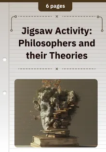 Jigsaw Activity: Philosophers and their Theories