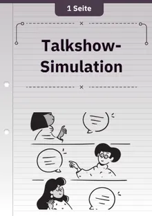 Talkshow-Simulation