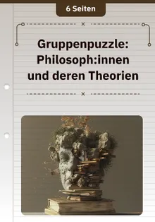 Gruppenpuzzle: Philosoph:innen und deren Theorien