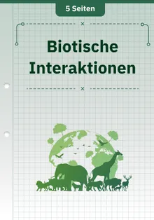 Biotische Interaktionen