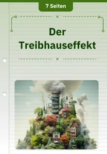 Der Treibhauseffekt