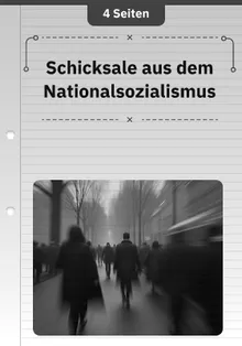 Schicksale aus dem Nationalsozialismus