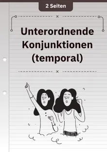 Unterordnende Konjunktionen (temporal)