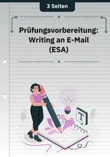 Prüfungsvorbereitung: Writing an E-Mail (ESA)