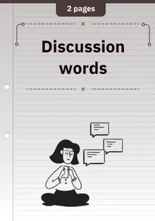 Discussion words