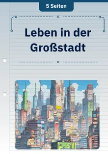 Leben in der Großstadt
