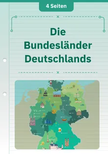 Die Bundesländer Deutschlands