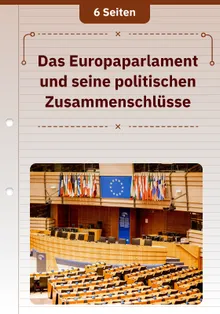 Das Europaparlament und seine politischen Zusammenschlüsse