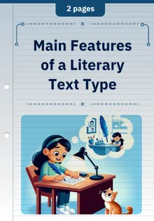 Main Features of a Literary Text Type