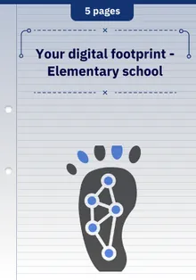 Your digital footprint - Elementary school