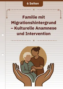 Familie mit Migrationshintergrund – Kulturelle Anamnese und Intervention