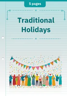Traditional Holidays
