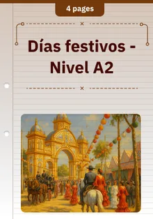 Días festivos - Nivel A2