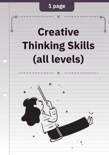 Creative Thinking Skills (all levels)
