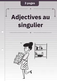 Adjectives au singulier
