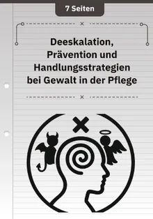 Deeskalation, Prävention und Handlungsstrategien bei Gewalt in der Pflege