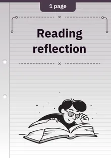 Reading reflection