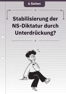 Stabilisierung der NS-Diktatur durch Unterdrückung? 