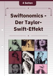 Swiftonomics - Der Taylor-Swift-Effekt