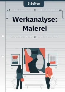 Werkanalyse: Malerei