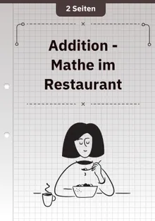 Addition - Mathe im Restaurant