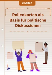 Rollenkarten als Basis für politische Diskussionen