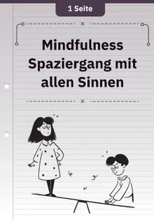 Mindfulness Spaziergang mit allen Sinnen