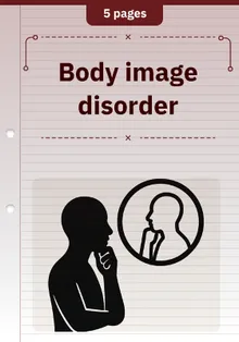 Body image disorder