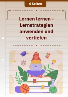 Lernen lernen - Lernstrategien anwenden und vertiefen