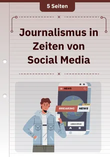 Journalismus in Zeiten von Social Media
