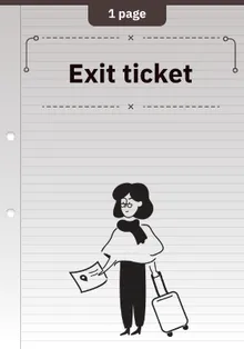 Exit ticket