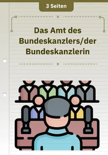 Das Amt des Bundeskanzlers/der Bundeskanzlerin
