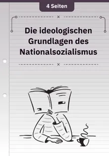 Die ideologischen Grundlagen des Nationalsozialismus