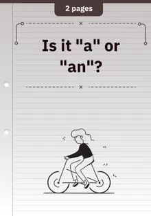 Is It "a" or "an"?