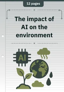 The impact of AI on the environment