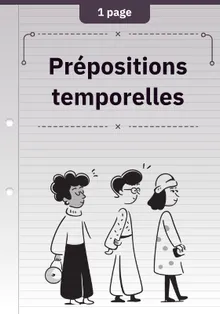 Prépositions temporelles