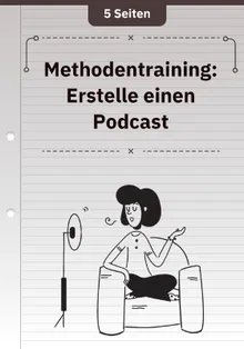 Methodentraining: Erstelle einen Podcast
