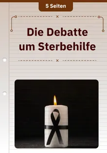 Die Debatte um Sterbehilfe