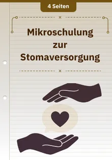 Mikroschulung zur Stomaversorgung