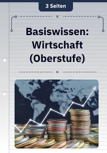 Basiswissen: Wirtschaft (Oberstufe)