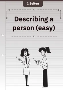 Describing a person (easy)