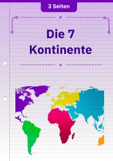 Die 7 Kontinente