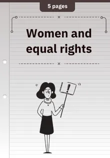 Women and equal rights