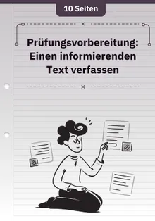 Prüfungsvorbereitung: Einen informierenden Text verfassen