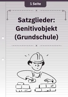 Satzglieder: Genitivobjekt (Grundschule)