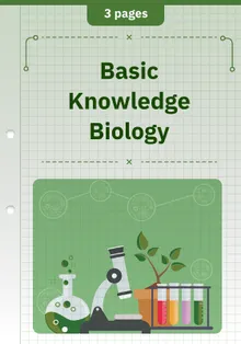 Basic Knowledge Biology